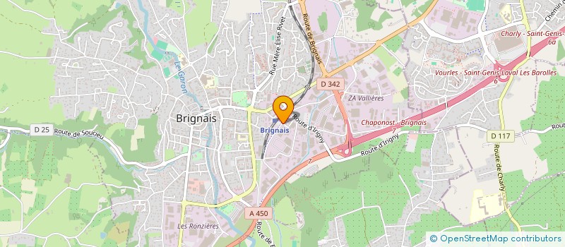 localisation de l'entreprise MONSIEUR VITALIE CUIBAN à BRIGNAIS