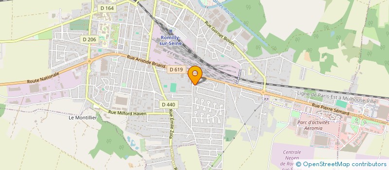 localisation de l'entreprise MONSIEUR VITALIE DANILIUC  ROMILLY-SUR-SEINE