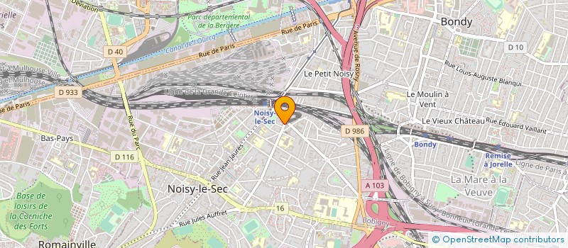 localisation de l'entreprise MONSIEUR VITALIE GHEORGHE URSU à NOISY-LE-SEC