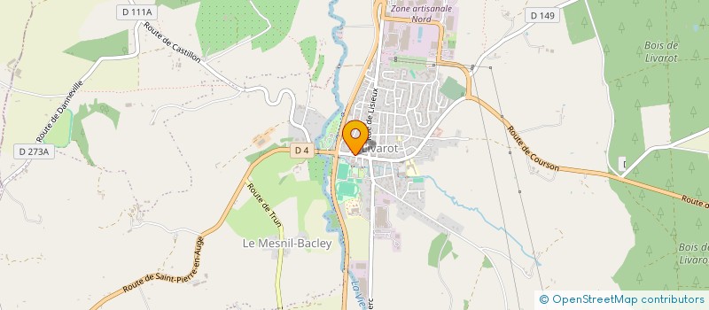 localisation de l'entreprise MONSIEUR VITALIE GUSTIUC  LIVAROT-PAYS-D'AUGE