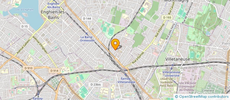 localisation de l'entreprise MONSIEUR VITALIE IATELENKO  DEUIL-LA-BARRE