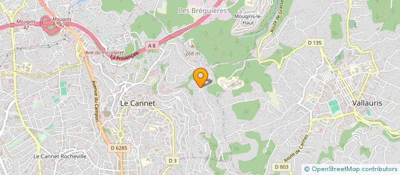 localisation de l'entreprise MONSIEUR VITALIE JOSAN à LE CANNET