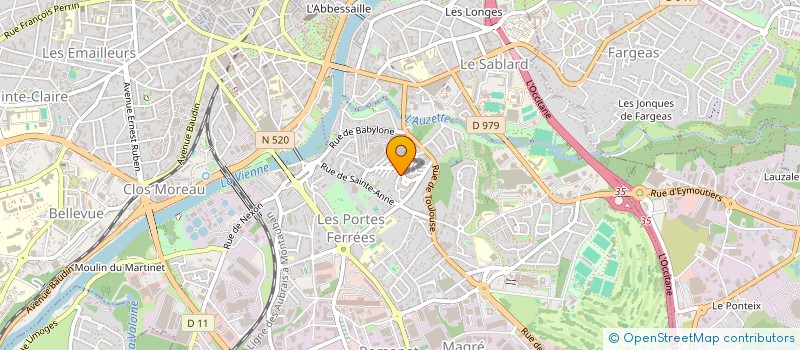localisation de l'entreprise MONSIEUR VITALIE LUNGU à LIMOGES