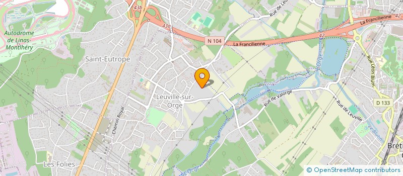 localisation de l'entreprise MONSIEUR VITALIE MITITELU à LEUVILLE-SUR-ORGE