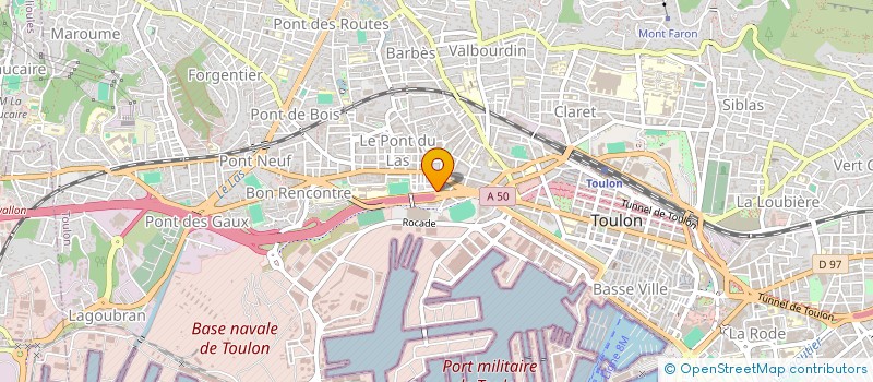 localisation de l'entreprise MONSIEUR VITALIE MOGILDEA  TOULON