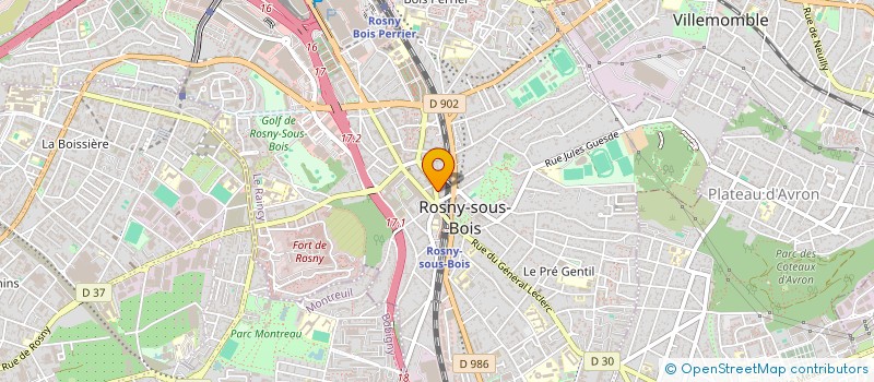 localisation de l'entreprise MONSIEUR VITALIE MOROZAN à ROSNY-SOUS-BOIS