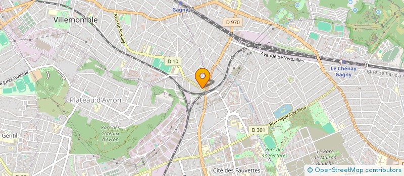 localisation de l'entreprise MONSIEUR VITALIE PATIC  VILLEMOMBLE