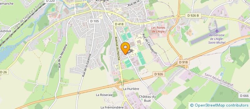localisation de l'entreprise MONSIEUR VITALIE PATLATII à L'AIGLE