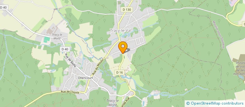 localisation de l'entreprise MONSIEUR VITALIE PAUN  TRACY-LE-VAL
