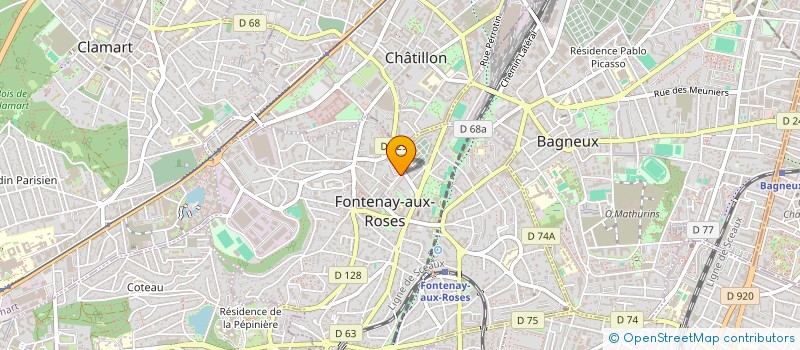 localisation de l'entreprise MONSIEUR VITALIE PREPELITA  FONTENAY-AUX-ROSES