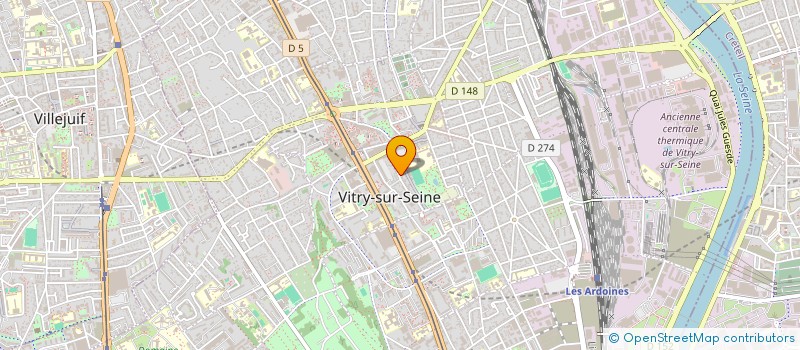 localisation de l'entreprise MONSIEUR VITALIE SAINSUS à VITRY-SUR-SEINE