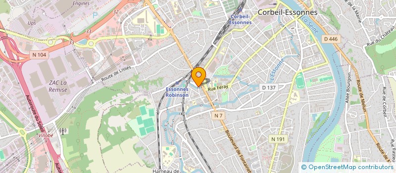 localisation de l'entreprise MONSIEUR VITALIE SIRGHI  CORBEIL-ESSONNES