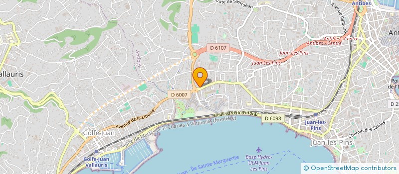 localisation de l'entreprise MONSIEUR VITALIE UNGUREANU à ANTIBES