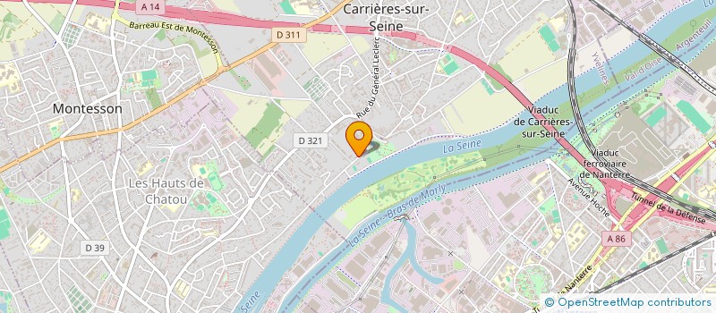 localisation de l'entreprise MONSIEUR VITALII CHERNIAKOV  CARRIERES-SUR-SEINE