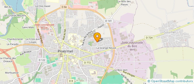 localisation de l'entreprise MONSIEUR VITALII DOVZHENKO  PLOERMEL