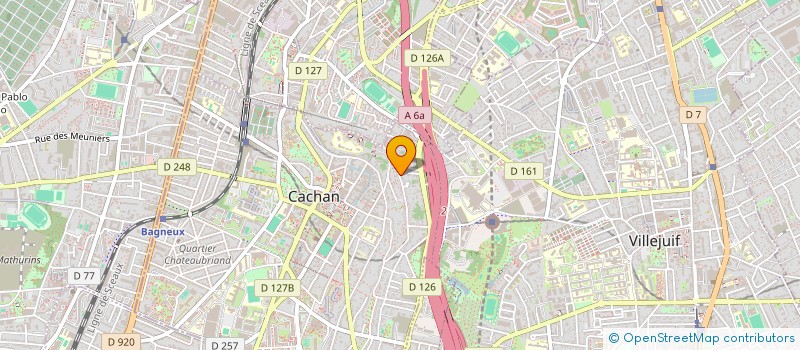 localisation de l'entreprise MONSIEUR VITALII KLYMKO  CACHAN