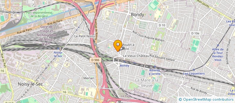 localisation de l'entreprise MONSIEUR VITALII METYK  BONDY