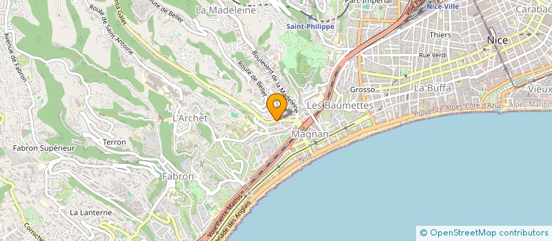 localisation de l'entreprise MONSIEUR VITALII MOKHUR à NICE