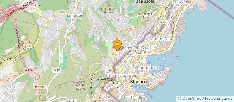 localisation de l'entreprise MONSIEUR VITALII POLIAKOV  BEAUSOLEIL