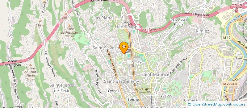 localisation de l'entreprise MONSIEUR VITALII POTOMKIN à NICE