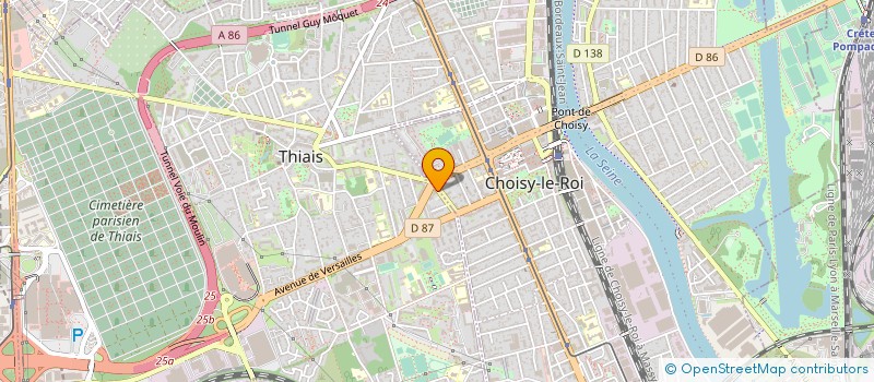 localisation de l'entreprise MONSIEUR VITALII PROKIPCHUK  THIAIS