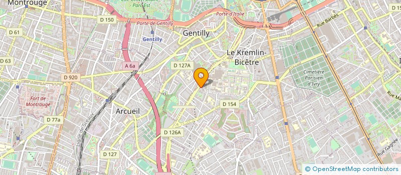 localisation de l'entreprise MONSIEUR VITALII RUSSU  LE KREMLIN-BICETRE