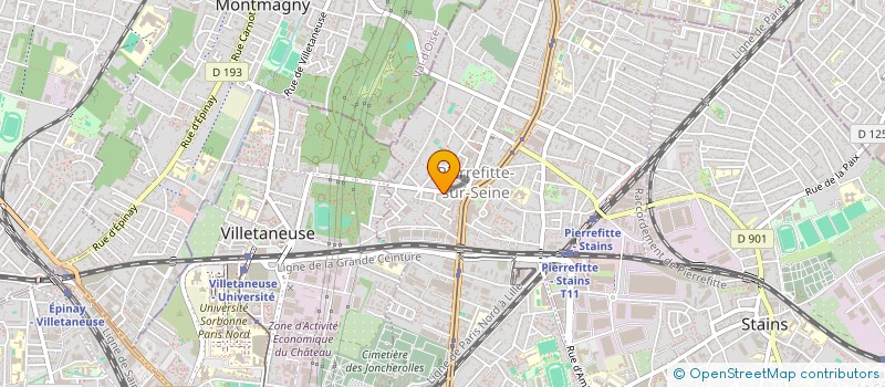 localisation de l'entreprise MONSIEUR VITALII SAVCHUK à PIERREFITTE-SUR-SEINE