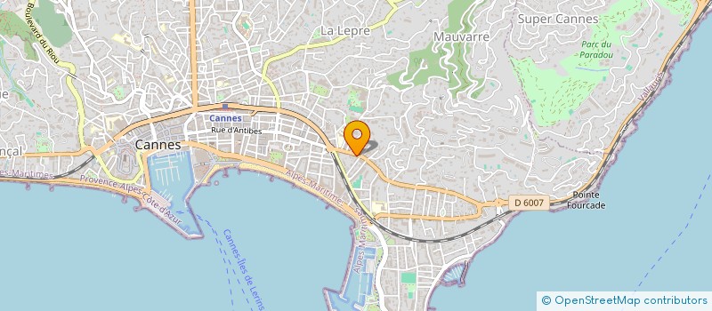 localisation de l'entreprise MONSIEUR VITALII TKACHUK  CANNES