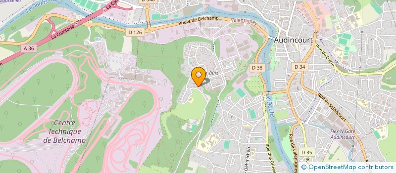 localisation de l'entreprise MONSIEUR VITALII VASYLKOV  VALENTIGNEY