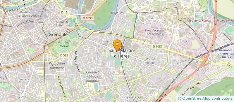 localisation de l'entreprise MONSIEUR VITANTONIO MANGIONE  SAINT-MARTIN-D'HERES