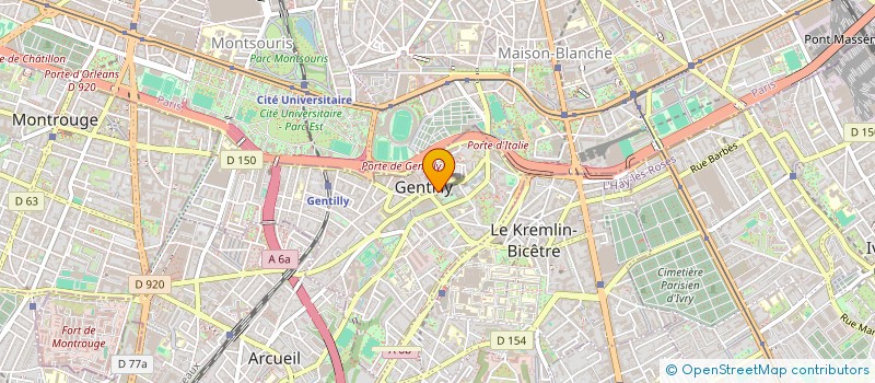 localisation de l'entreprise MONSIEUR VITO BACCARO  GENTILLY