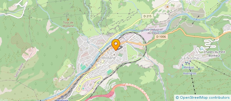 localisation de l'entreprise MONSIEUR VITO BARBUTO  MODANE