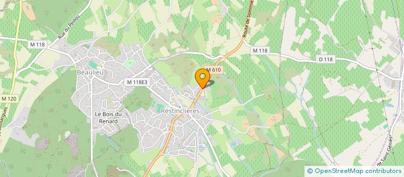 localisation de l'entreprise MONSIEUR VITO MACCHIA  RESTINCLIERES