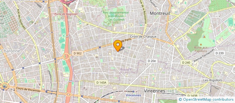 localisation de l'entreprise MONSIEUR VITO VADEPIED à MONTREUIL