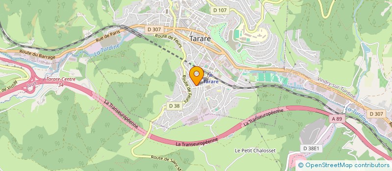 localisation de l'entreprise MONSIEUR VITOR ANTUNES BRAZ  TARARE