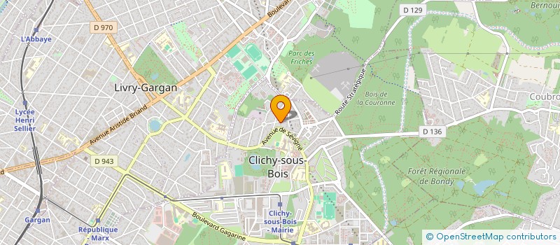 localisation de l'entreprise MONSIEUR VITOR CLAUDIO FIGUEIREDO MENDES à CLICHY-SOUS-BOIS