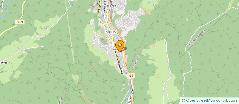 localisation de l'entreprise MONSIEUR VITOR COSTA GONCALVES  HAUTS DE BIENNE