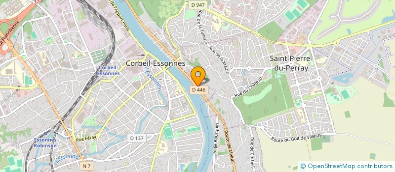 localisation de l'entreprise MONSIEUR VITOR DA COSTA LEITE à CORBEIL-ESSONNES