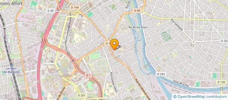 localisation de l'entreprise MONSIEUR VITOR DA COSTA SILVA  CRETEIL