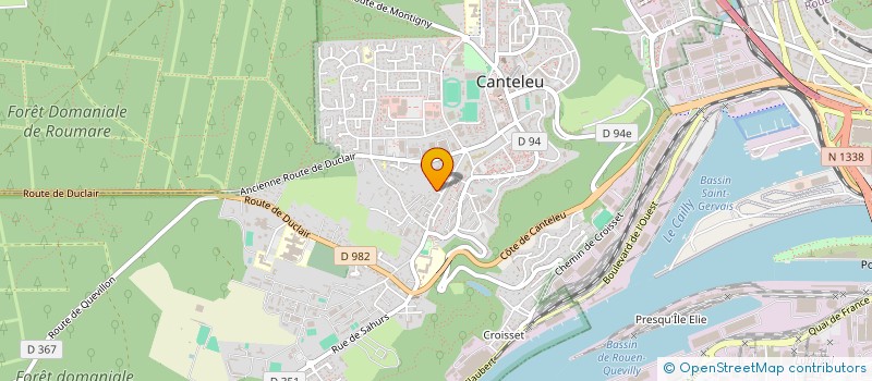 localisation de l'entreprise MONSIEUR VITOR DA ROCHA GOMES  CANTELEU