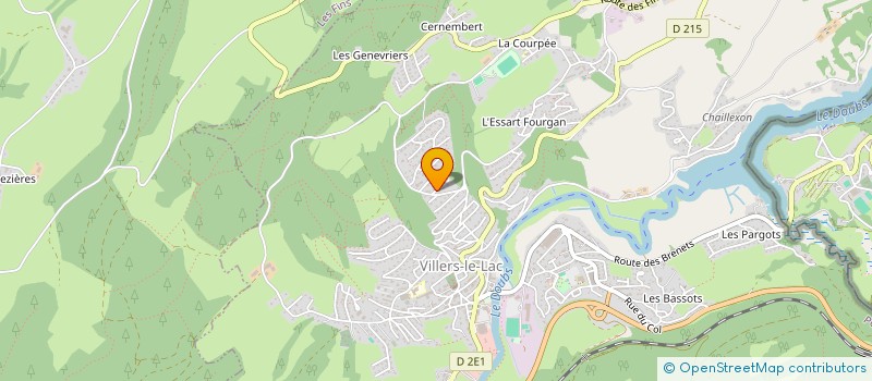 localisation de l'entreprise MONSIEUR VITOR DA ROCHA VITOR  VILLERS-LE-LAC