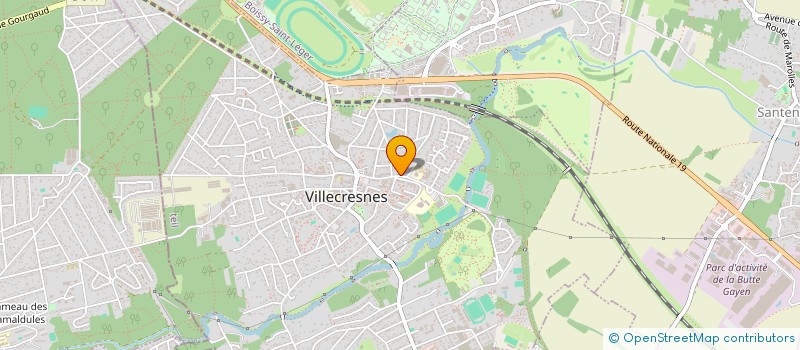 localisation de l'entreprise MONSIEUR VITOR DA SILVA PINTO  VILLECRESNES