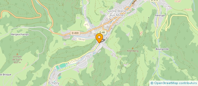 localisation de l'entreprise MONSIEUR VITOR DE CARVALHO  SAINTE-MARIE-AUX-MINES