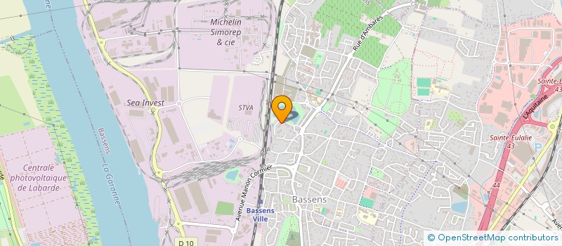 localisation de l'entreprise MONSIEUR VITOR DE OLIVEIRA DOS SANTOS  BASSENS