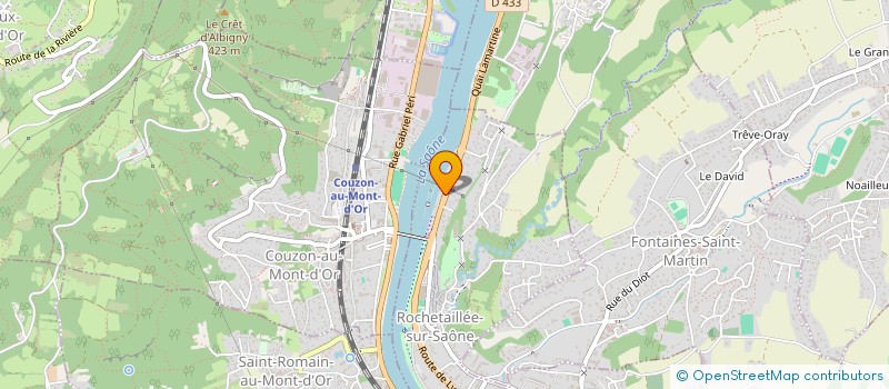 localisation de l'entreprise MONSIEUR VITOR FERREIRA FONSECA  ROCHETAILLEE-SUR-SAONE