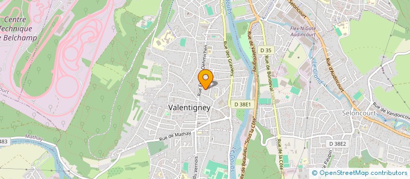 localisation de l'entreprise MONSIEUR VITOR FERREIRA MIRANDA  VALENTIGNEY