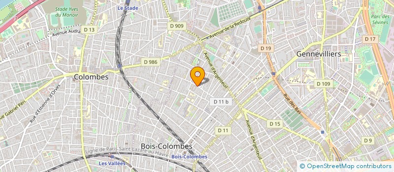 localisation de l'entreprise MONSIEUR VITOR FERREIRA SA DE MIRANDA à BOIS COLOMBES