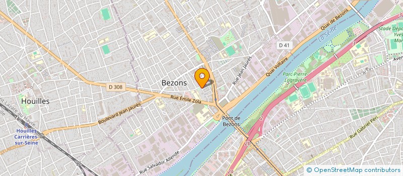 localisation de l'entreprise MONSIEUR VITOR GONCALVES DA COSTA à BEZONS