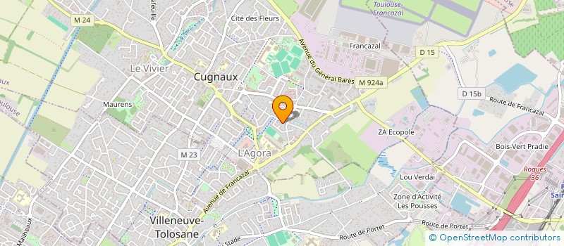 localisation de l'entreprise MONSIEUR VITOR GREGORIO  CUGNAUX