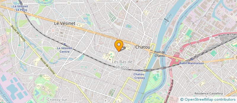 localisation de l'entreprise MONSIEUR VITOR LOURENCO à CHATOU
